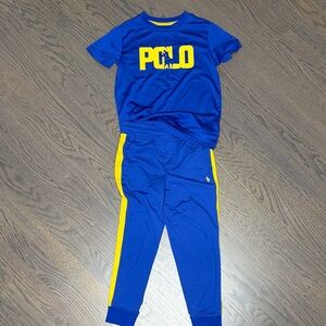 Polo by Ralph Lauren Blue and Yellow Tee